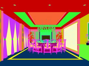 business restaurant - coffee - banquet 185 3D Model