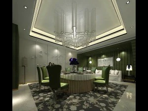 ristorante d'affari - caff&egrave; - banchetto 189 Modello 3D