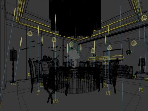 business restaurant - coffee - banquet 189 Modèle 3D
