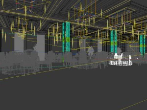 business restaurant - coffee - banquet 190 3D Model