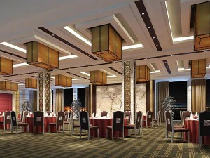business restaurant - coffee - banquet 192 3D Model