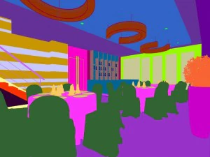 business restaurant - coffee - banquet 193 3D Model