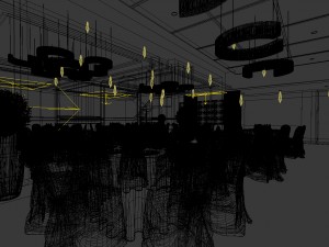 business restaurant - coffee - banquet 193 Modèle 3D