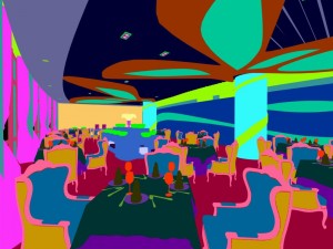 business restaurant - coffee - banquet 196 Modèle 3D