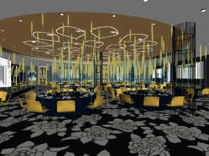 business restaurant - coffee - banquet 197 3D 모델