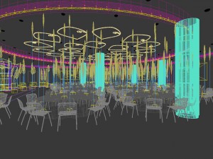 business restaurant - coffee - banquet 197 3D 모델