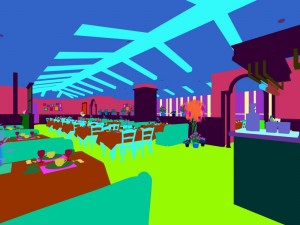 business restaurant - coffee - banquet 199 Modelo 3D