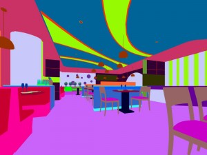 business restaurant - coffee - banquet 202 Modèle 3D