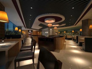 business restaurant - coffee - banquet 207 3D Model