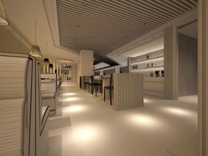 business restaurant - coffee - banquet 208 3D Модель