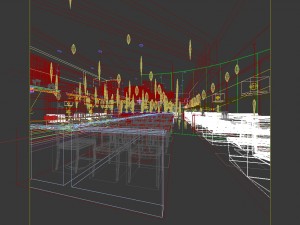 business restaurant - coffee - banquet 208 3D Модель