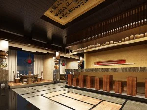 iş restoranı - kahve - ziyafet 210 3D Model