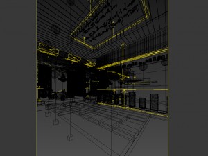 business restaurant - coffee - banquet 210 3Dモデル