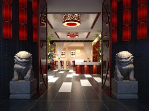 business restaurant - coffee - banquet 211 3D Модель