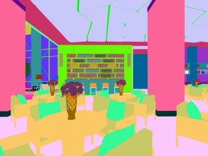 business restaurant - coffee - banquet 214 3D 模型