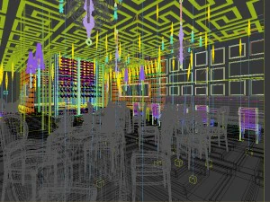 business restaurant - coffee - banquet 216 3D Model