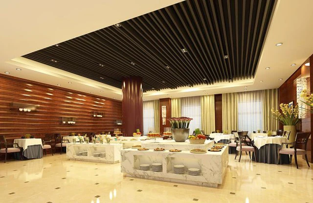 business restaurant - coffee - banquet 218 3D Model .c4d .max .obj .3ds .fbx .stl .blend 