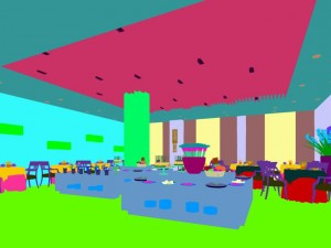 business restaurant - coffee - banquet 218 3D Model