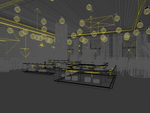 business restaurant - coffee - banquet 218 3D Model