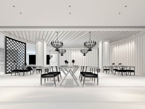 business restaurant - coffee - banquet 219 3D मॉडल