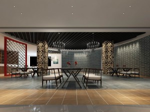 business restaurant - coffee - banquet 220 3D Model