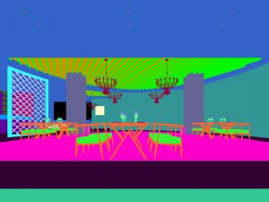 business restaurant - coffee - banquet 220 3D Modell
