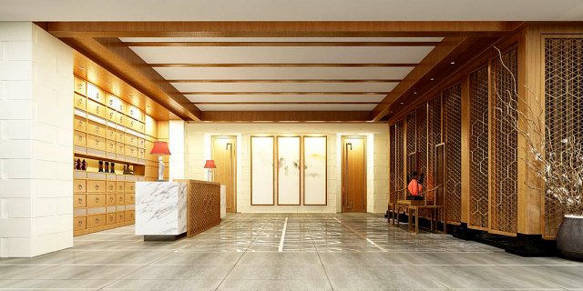 business restaurant - coffee - banquet 221 Modèle 3D .c4d .max .obj .3ds .fbx .stl .blend 