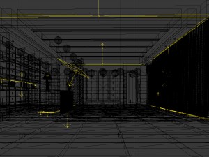 business restaurant - coffee - banquet 221 Modèle 3D