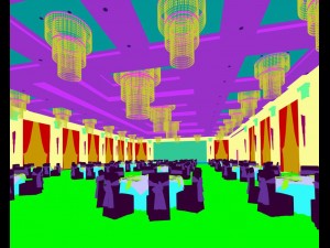 business restaurant - coffee - banquet 223 3D Model