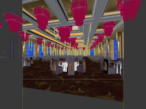 business restaurant - coffee - banquet 223 3D Model