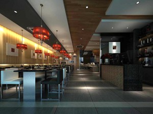 business restaurant - coffee - banquet 225 3D Model