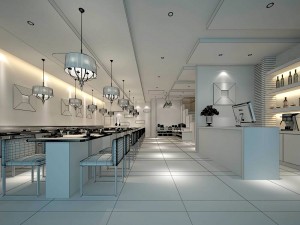 business restaurant - coffee - banquet 225 Model 3D