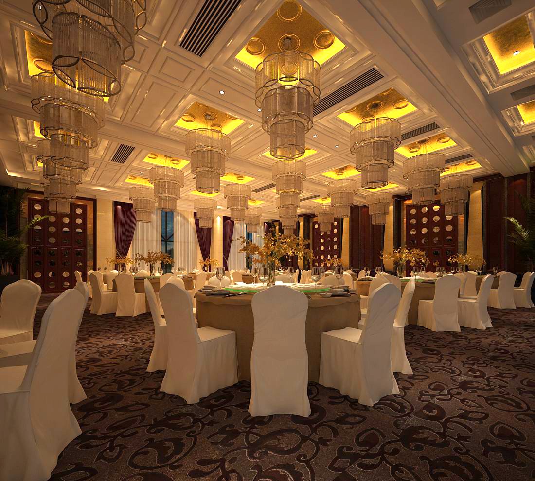 Business Restaurant Coffee Banquet 226 3d Model In Dining
