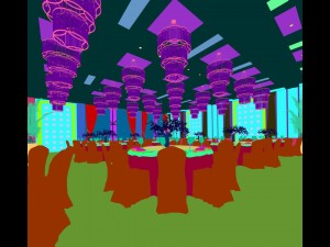 business restaurant - coffee - banquet 226 Modelo 3D