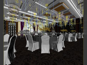 business restaurant - coffee - banquet 226 Modelo 3D