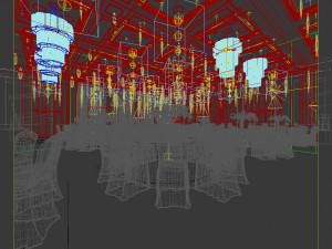 business restaurant - coffee - banquet 226 Modelo 3D