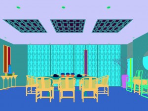 business restaurant - coffee - banquet 227 3D Model