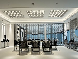business restaurant - coffee - banquet 227 3D Model