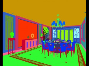 business restaurant - coffee - banquet 229 3D Modell