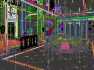 business restaurant - coffee - banquet 229 3D Modell
