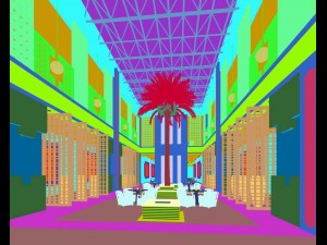 business restaurant - coffee - banquet 230 3D Model