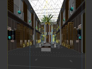 business restaurant - coffee - banquet 230 3D Model