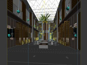 business restaurant - coffee - banquet 230 3D Model