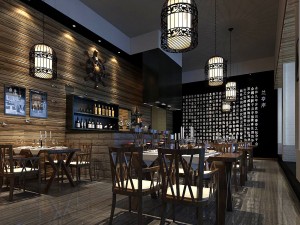 business restaurant - coffee - banquet 231 3D Model