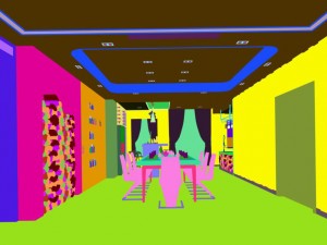 business restaurant - coffee - banquet 02 3D-Modell