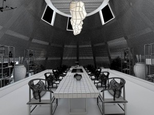 business restaurant - coffee - banquet 03 Modelo 3D