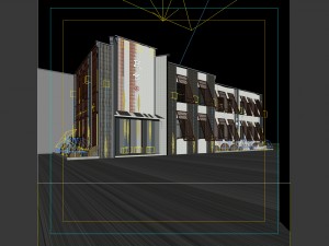 business restaurant - coffee - banquet 04 Modello 3D