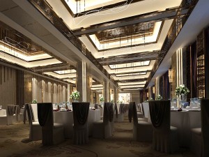 business restaurant - coffee - banquet 14 Modelo 3D