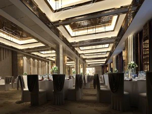 business restaurant - coffee - banquet 14 3D Model