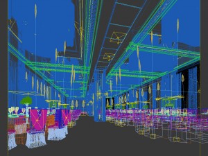 business restaurant - coffee - banquet 14 Modelo 3D